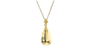 Gabriel Designs 14kt Yellow Gold Teardrop Necklace