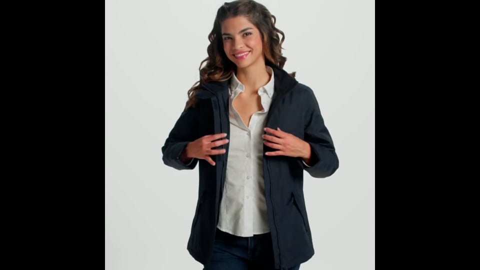VESTE PARKA FEMME PERSONNALISEE 'AMERICA'