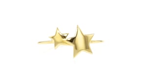 14kt Yellow Gold Star Ring
