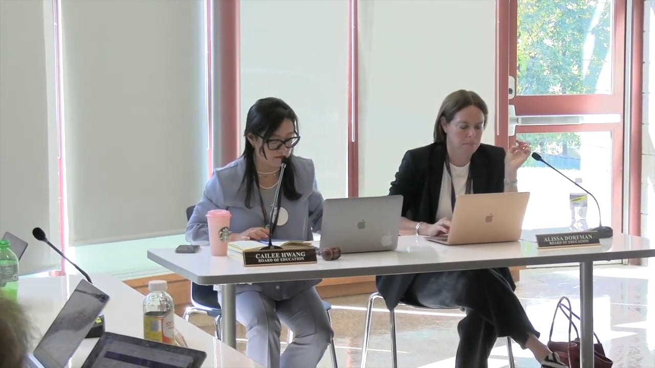 CCSD Board of Education Work Session 10/1/25