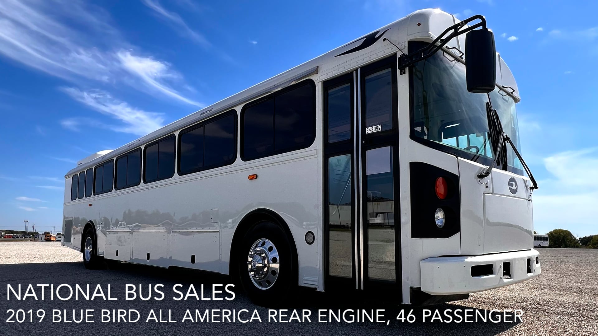 2019 Blue Bird All American Rear Engine, 46 Passenger - National Bus Sales