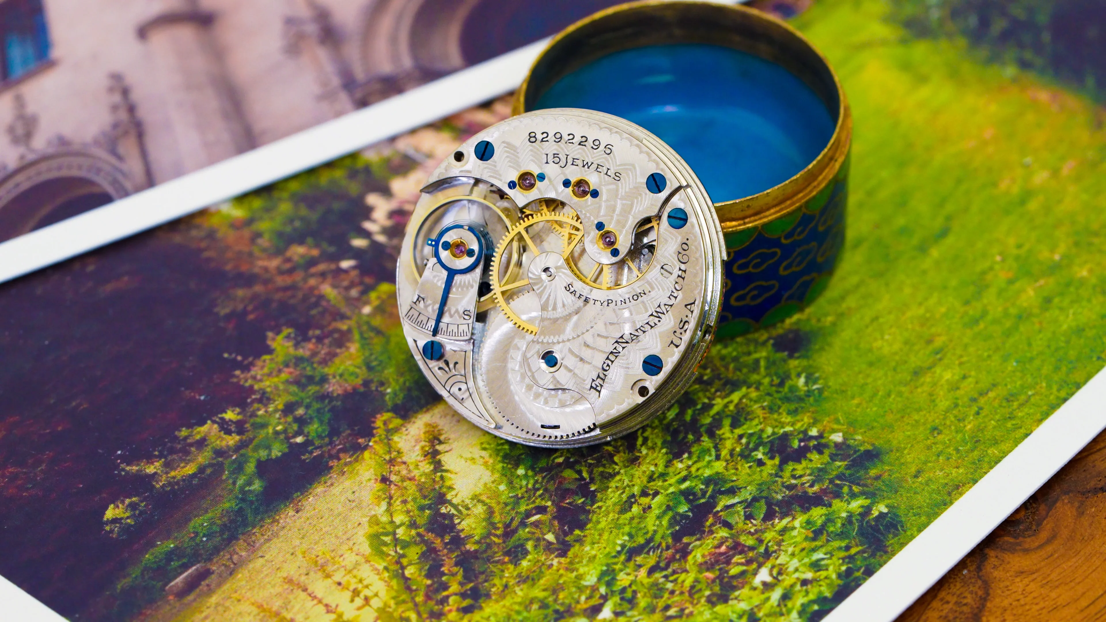 Elgin pocket watch conversion — Frett & Co Clockworks