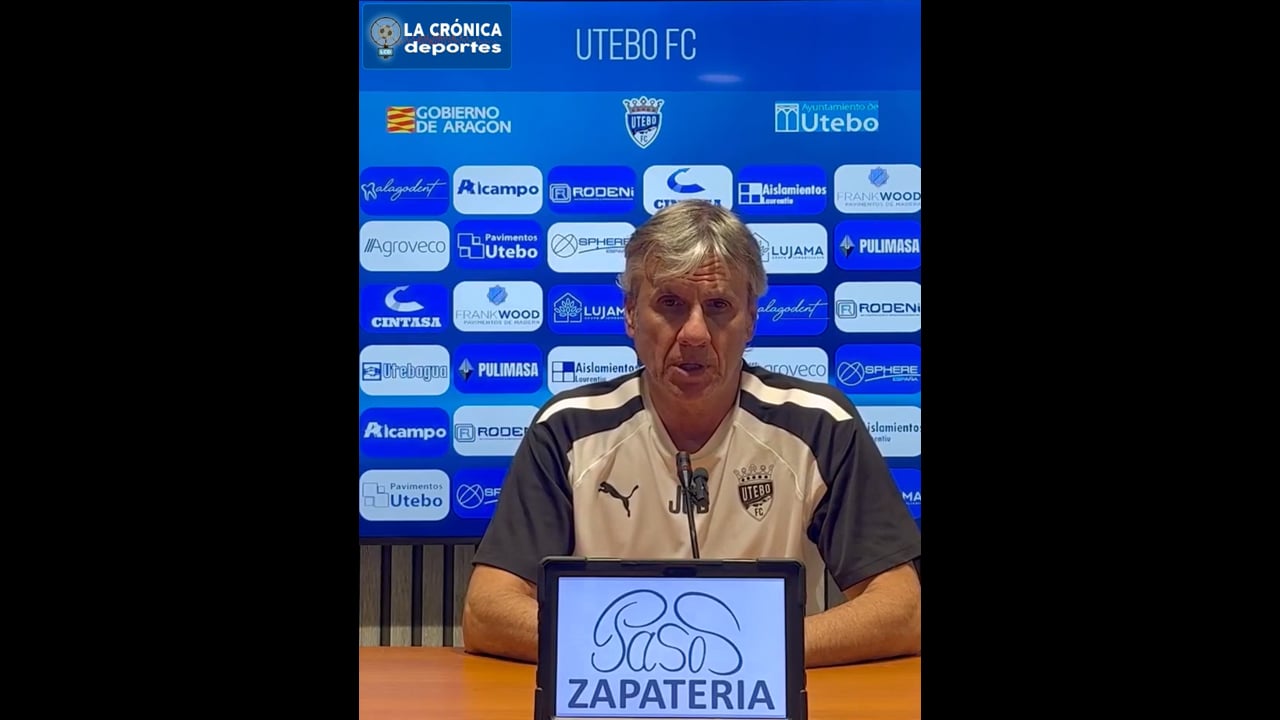 LA PREVIA / Utebo FC - SD Logroñes / JUAN CARLOS BELTRÁN (Entrenador Utebo) Jor. 6- Segunda Rfef / Gr 2 / Fuente: Facebook Utebo