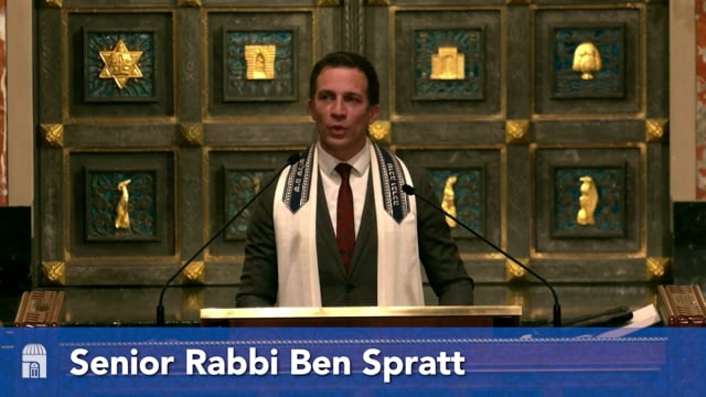 Sukkat Shalom (A Sukkah of Peace) • Rabbi Spratt • 10/10/25