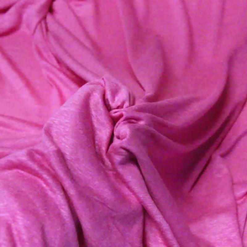 Vidéo: Jersey 100% lin - Fuchsia