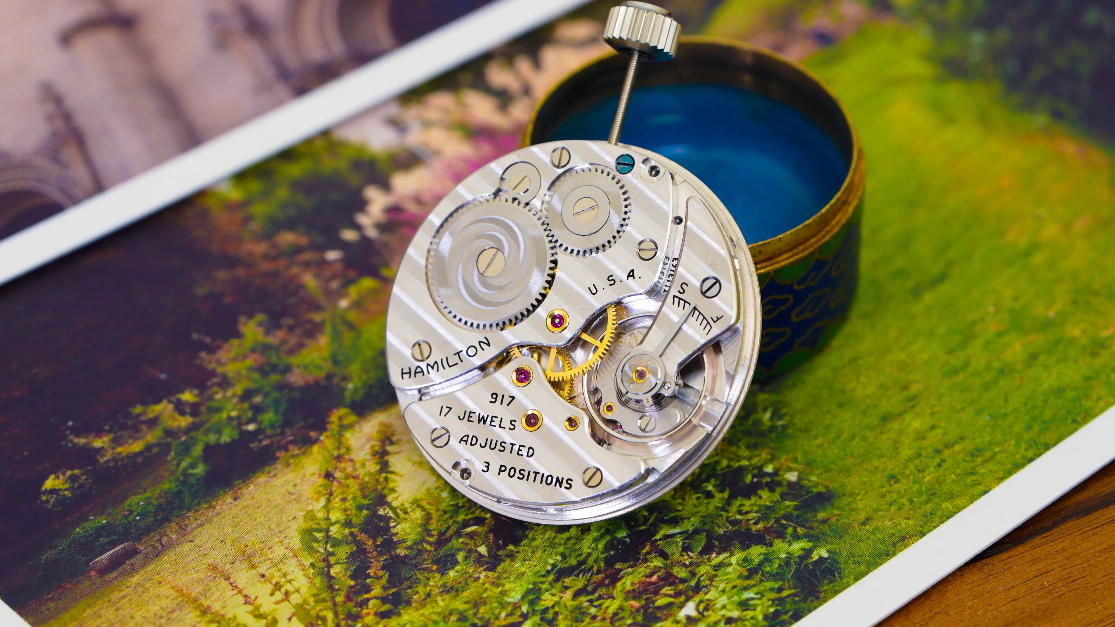 Hamilton pocket watch conversion — Frett & Co Clockworks