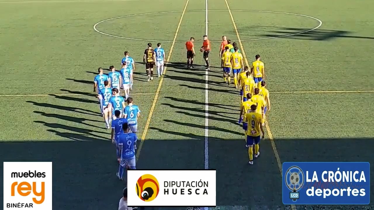 (RESUMEN Y GOLES) CD Binéfar 2-0 CD Robres / Jor. 6 / Tercera Rfef