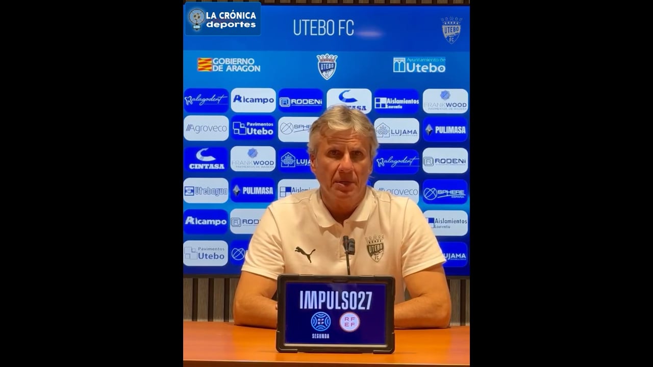 JUAN CARLOS BELTRÁN (Entrenador Utebo) Utebo FC 3-2 SD Logroñés / Jor. 6 - Segunda Rfef / Gr 2 / Fuente: Facebook Utebo FC