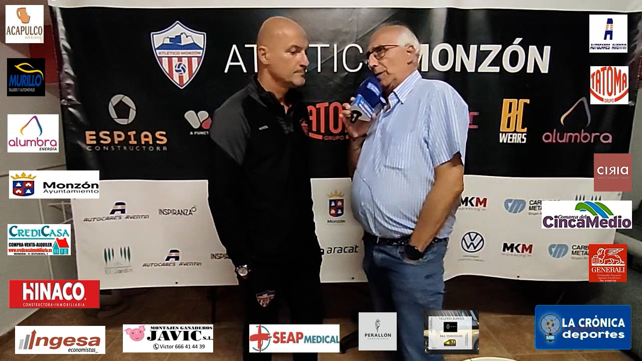 ISMAEL  MARIANI (Entrenador Monzón) At Monzón Alumbra 0-1 CDJ Tamarite / J 6 / 3ª RFEF