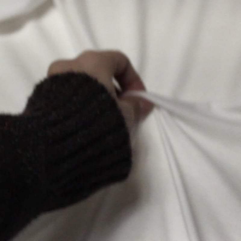 Vidéo: Jersey 100% coton - Blanc cassé