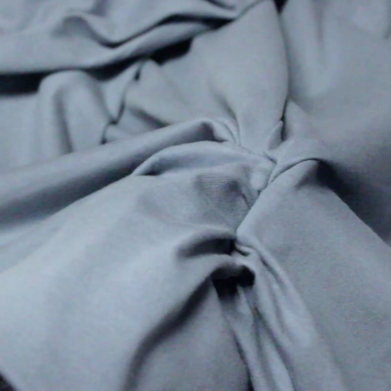 Vidéo: Jersey 100% coton - Bleu ardoise