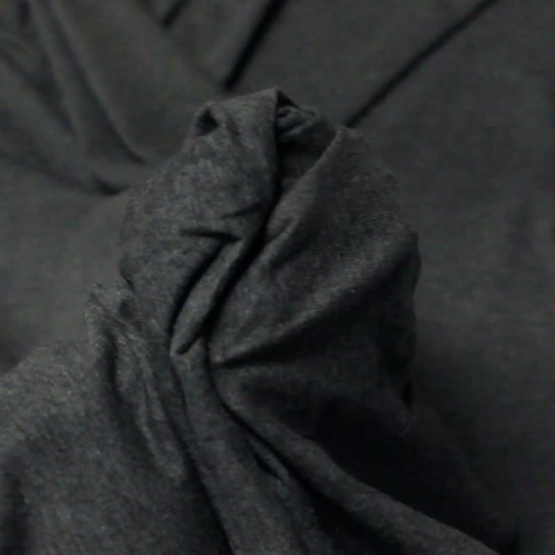 Vidéo: Jersey coton & élasthanne - Anthracite