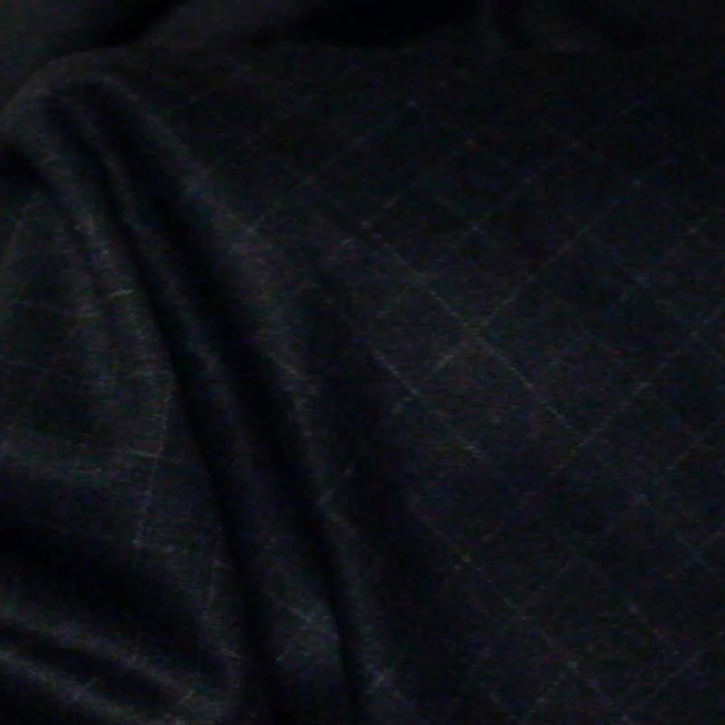 Vidéo: Maille milano - Carreaux fond noir