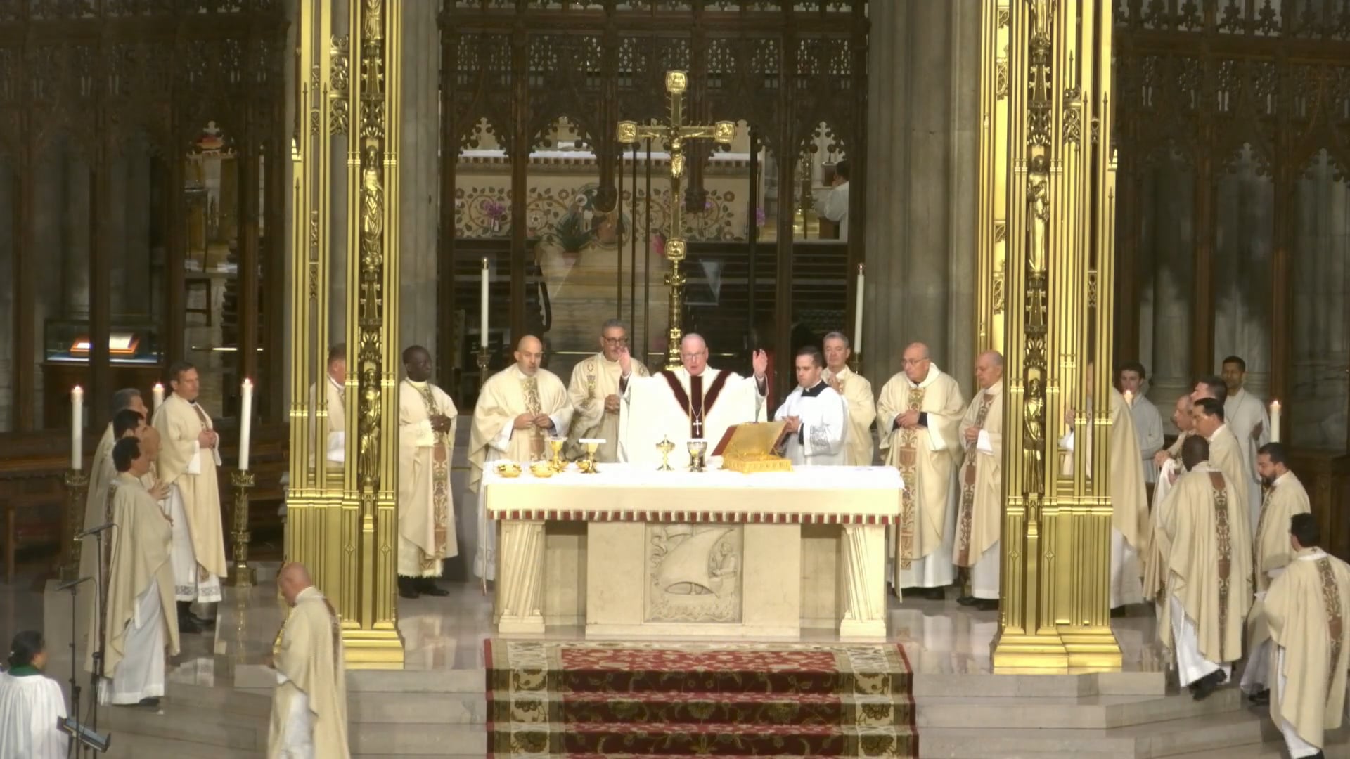 Columbus Day Mass from St. Patrick's Cathedral