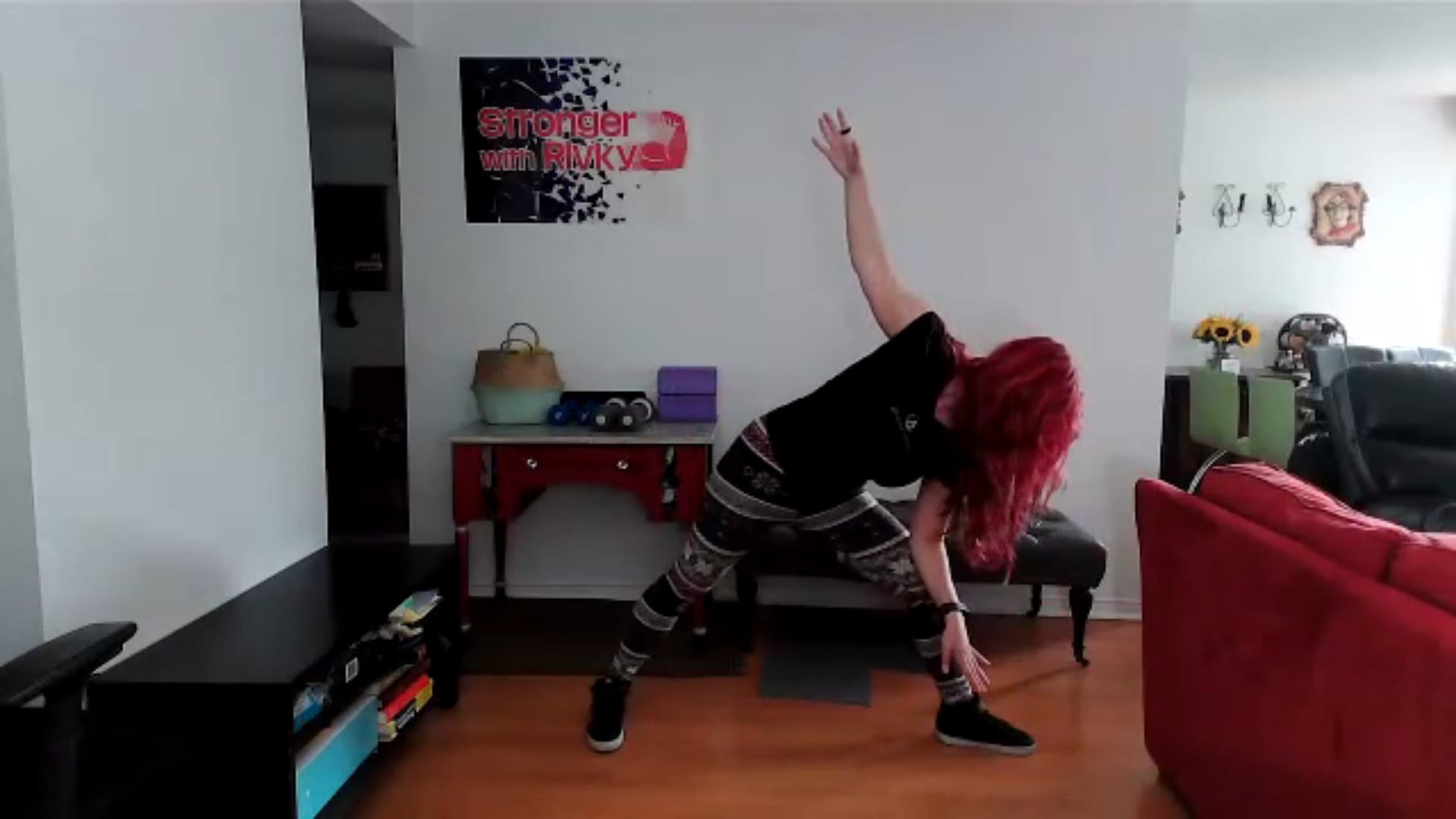 (14) 45 min cardio, bodyweight strength and mobility, seated and standing