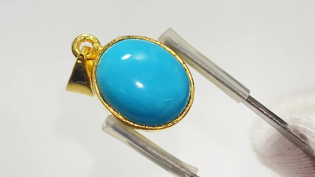 キングマンターコイズとあこや真珠 R6312 動画】【1点もの】キングマンターコイズAAA- ペンダントトップ