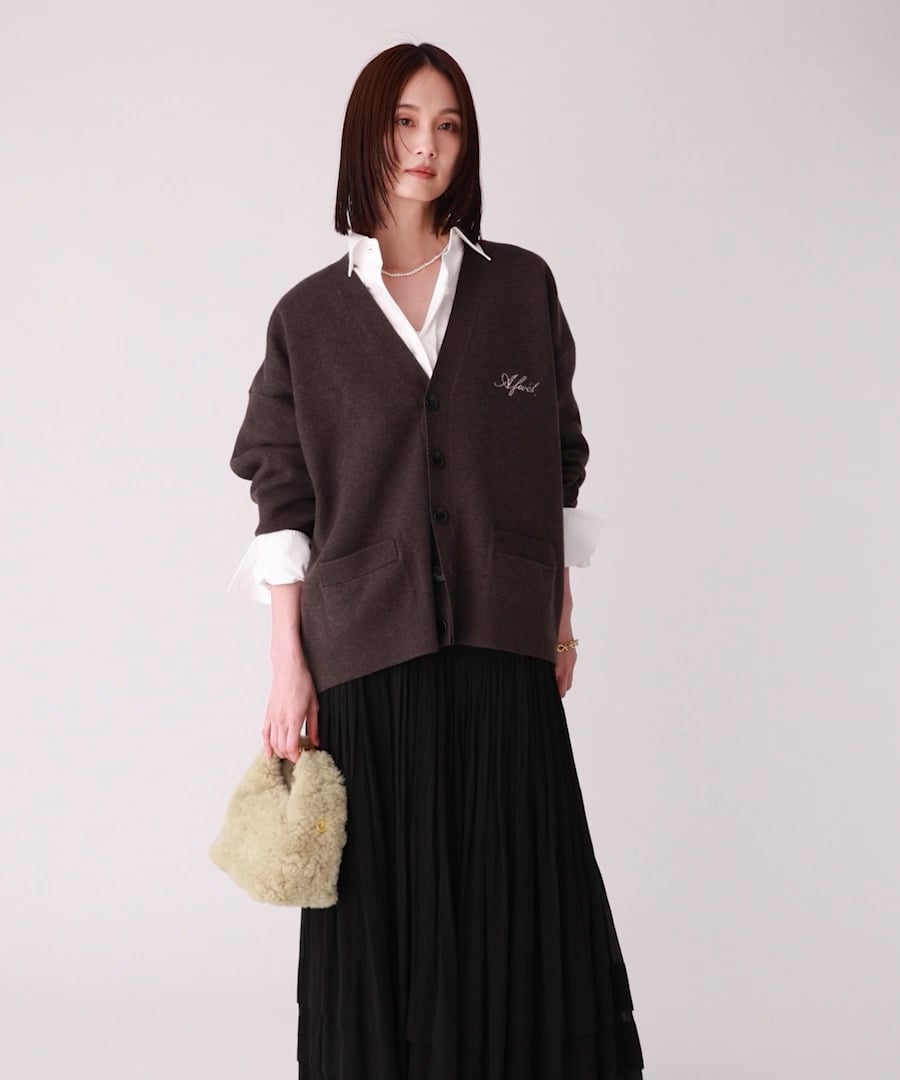 st.Johns 3rd club】LOGOニットカーデ | [公式]バビロン（BABYLONE）通販