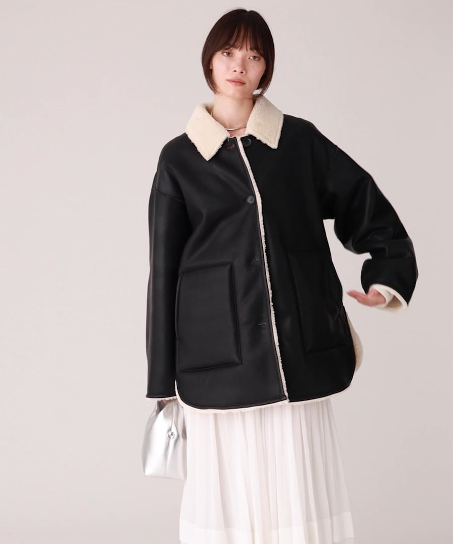 リバーシブルムートンジャケット | [公式]バビロン（BABYLONE）通販