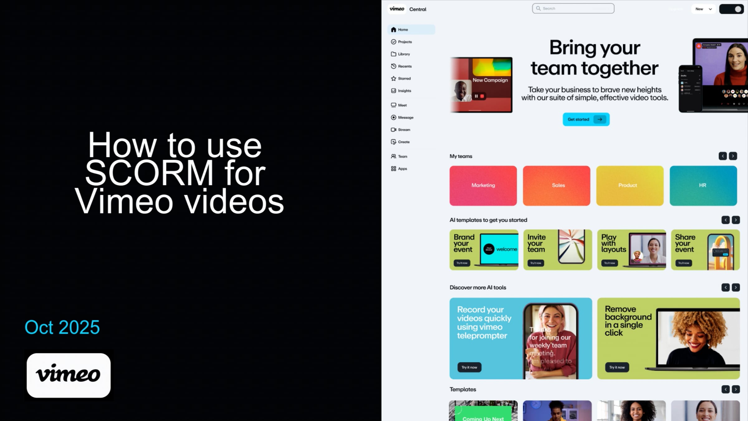 How to use SCORM for Vimeo videos | Videos & Movies on Vimeo