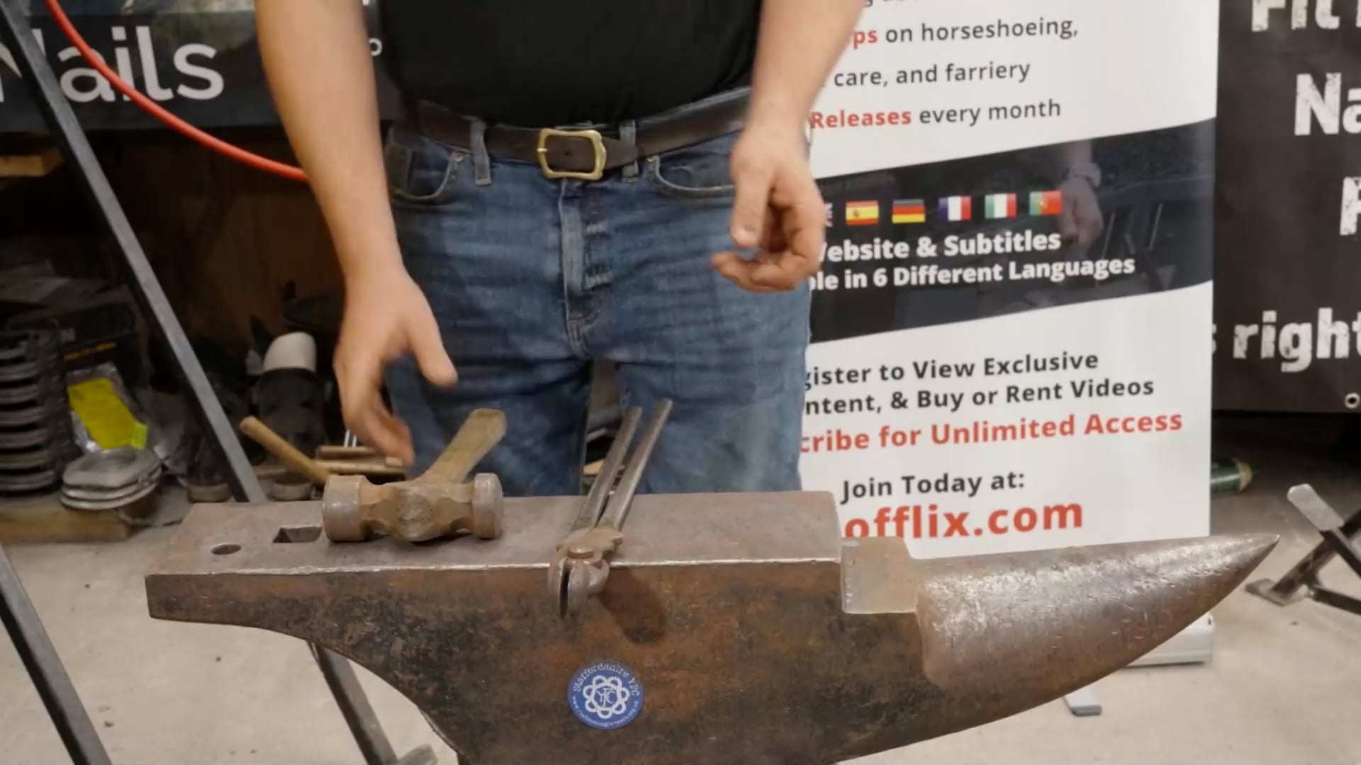 Teaser – Basic Shoemaking 2 fit part 3 Anvil ergonomics an important aspect of consistant shoemaking. Andrew Prout AWCF