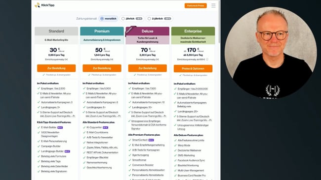 KlickTipp einrichten | Dein Konto bei KlickTipp anlegen (Kostenpflichtig)