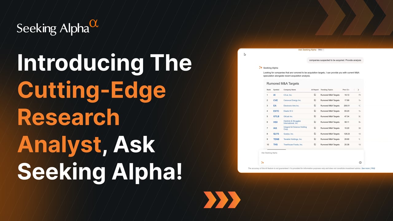 Introducing The Cutting-Edge Research Analyst, Ask Seeking Alpha ...