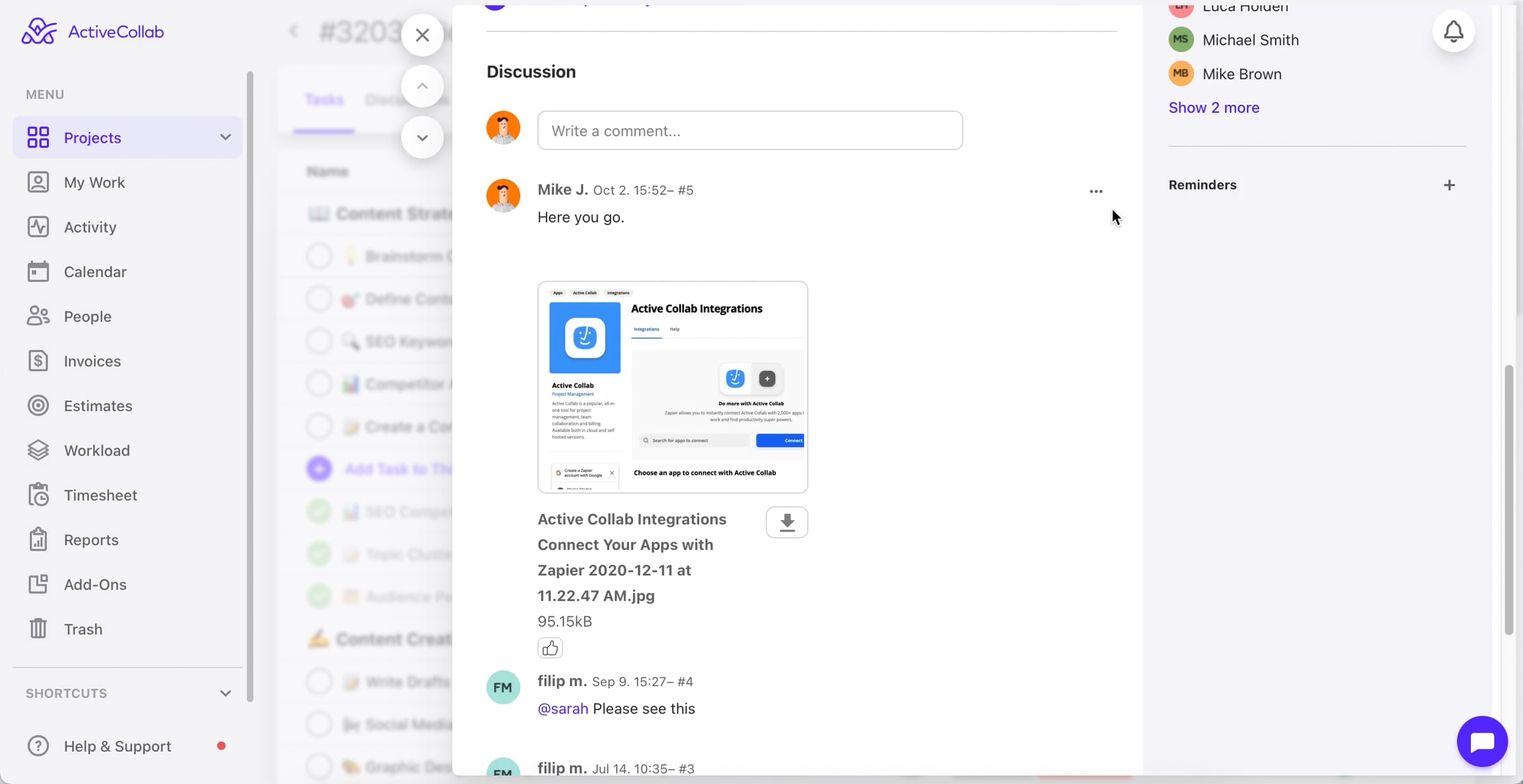 How to Create a Task from a Comment in ActiveCollab | Videos & Movies ...