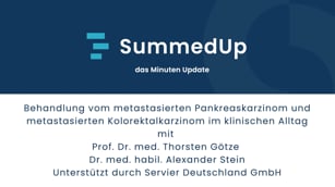 Behandlung vom metastasierten Pankreaskarzinom und metastasierten Kolorektalkarzinom im klinischen Alltag