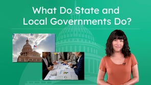 What Do State and Local Governments Do?