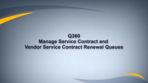 Monitor Service Contract Renewal Queues
