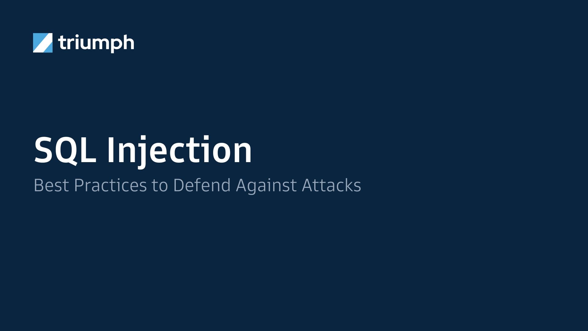 SQL Injection