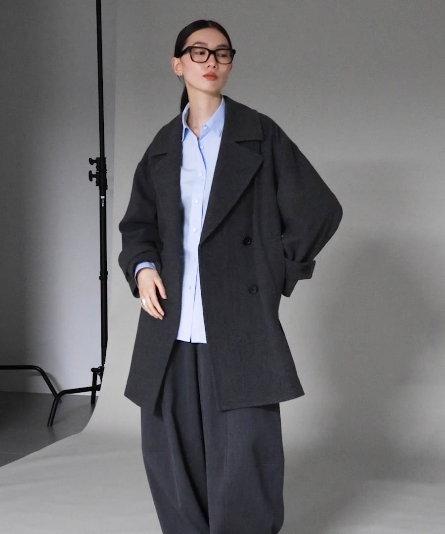 タイムSALE‼︎美品｜カレンソロジー　メルトンオーバーピーコート36 タイムSALE‼︎美品｜カレンソロジー メルトンオーバーピーコート36