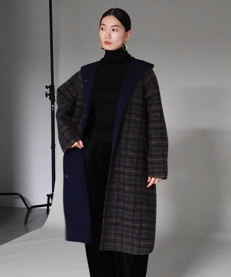 C.S.G＞リバーチェックコート | [公式]カレンソロジー（Curensology）通販