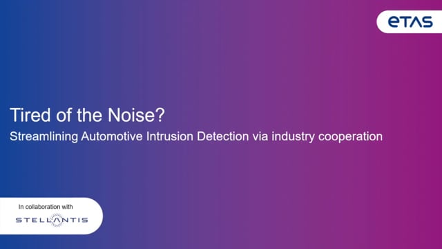 Tired of the noise? Streamlining automotive intrusion detection via industry cooperation
