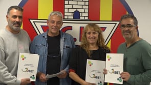 La UBET i el FC L´Escala signen un acord per crear futures sinergies