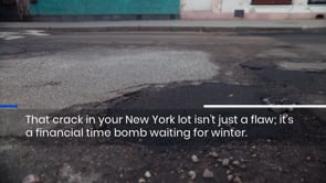 Video Press Releases: Parking Lot Repair: Why You MUST Fix It Before NY Winter