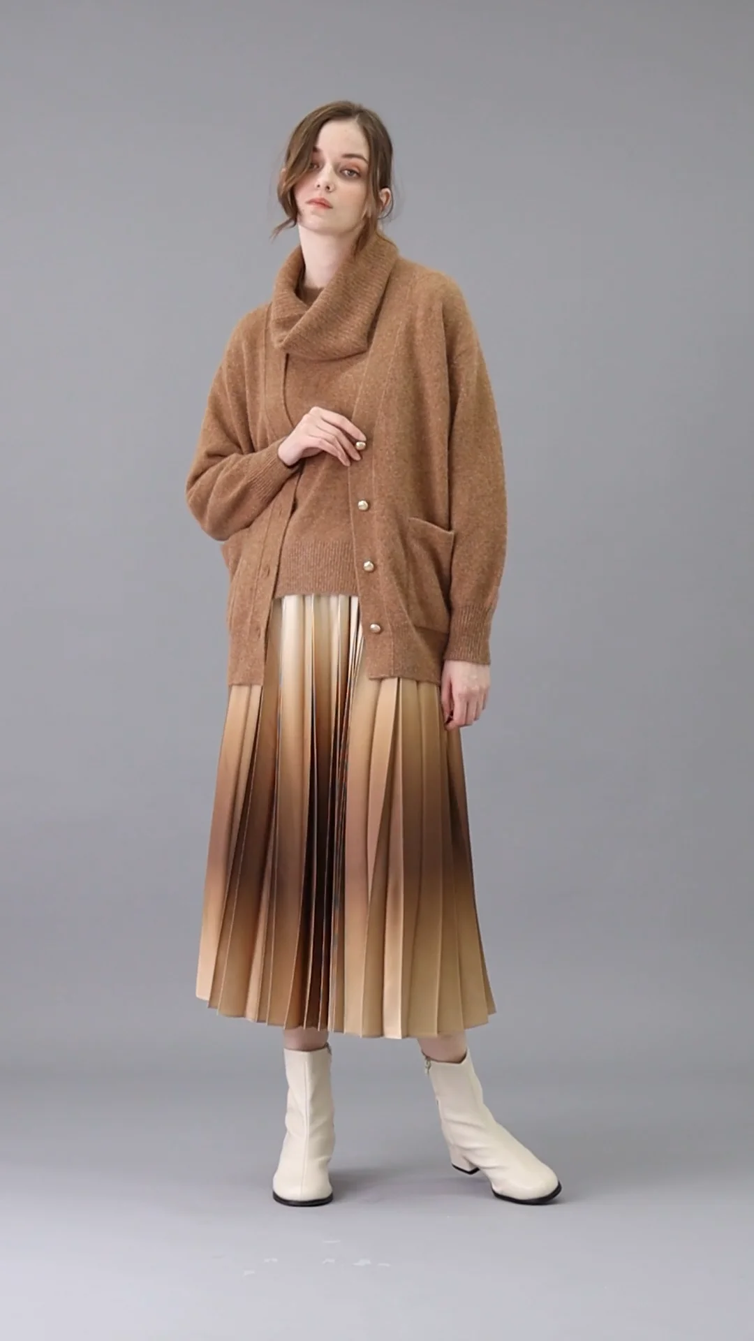 MORABITO (モラビト)フレアスカート 38 MORABITO BLANC モラビト フレアスカート ロング レッド 38