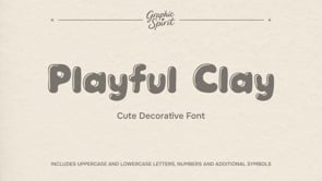 Playful Clay Cute Decorative Font, a Blackletter Font by Graphic Spirit (Thumbnail 2 of 13)