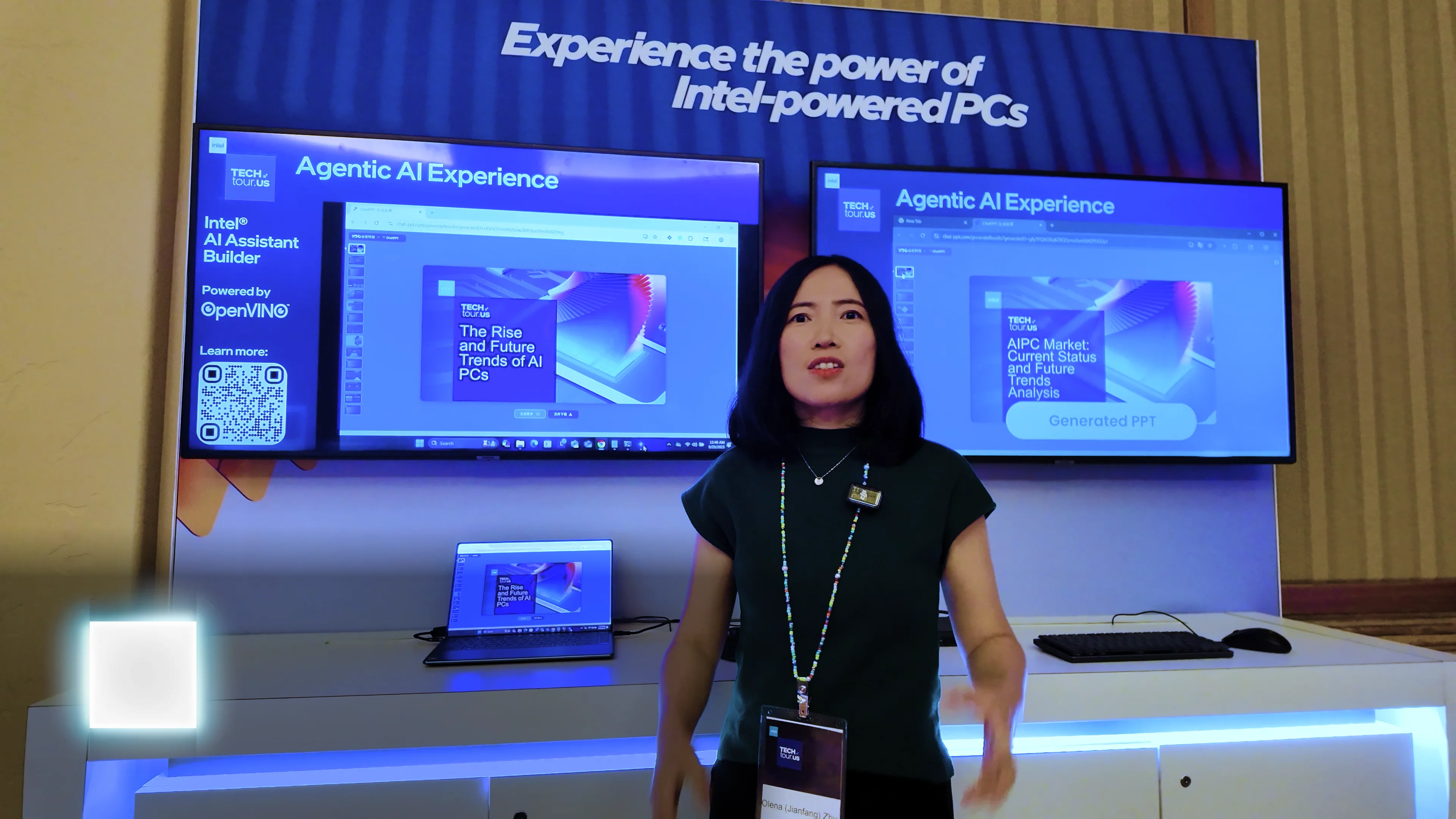 At Intel Technology Tour Arizona, Intel reveals faster hybrid AI