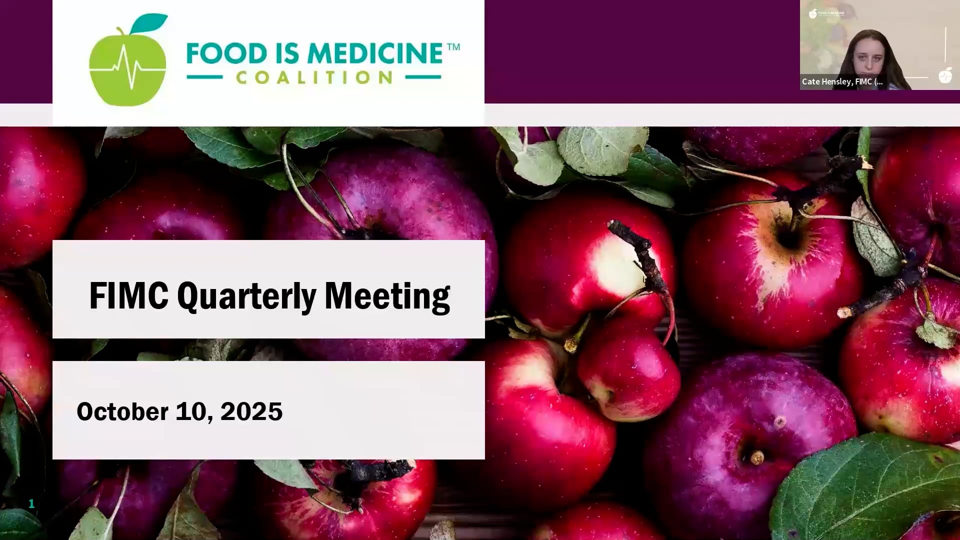 October 2025 FIMC Quarterly Meeting | Videos & Movies on Vimeo