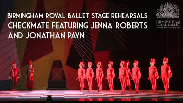Birmingham Royal Ballet - Checkmate stage rehearsals on Vimeo