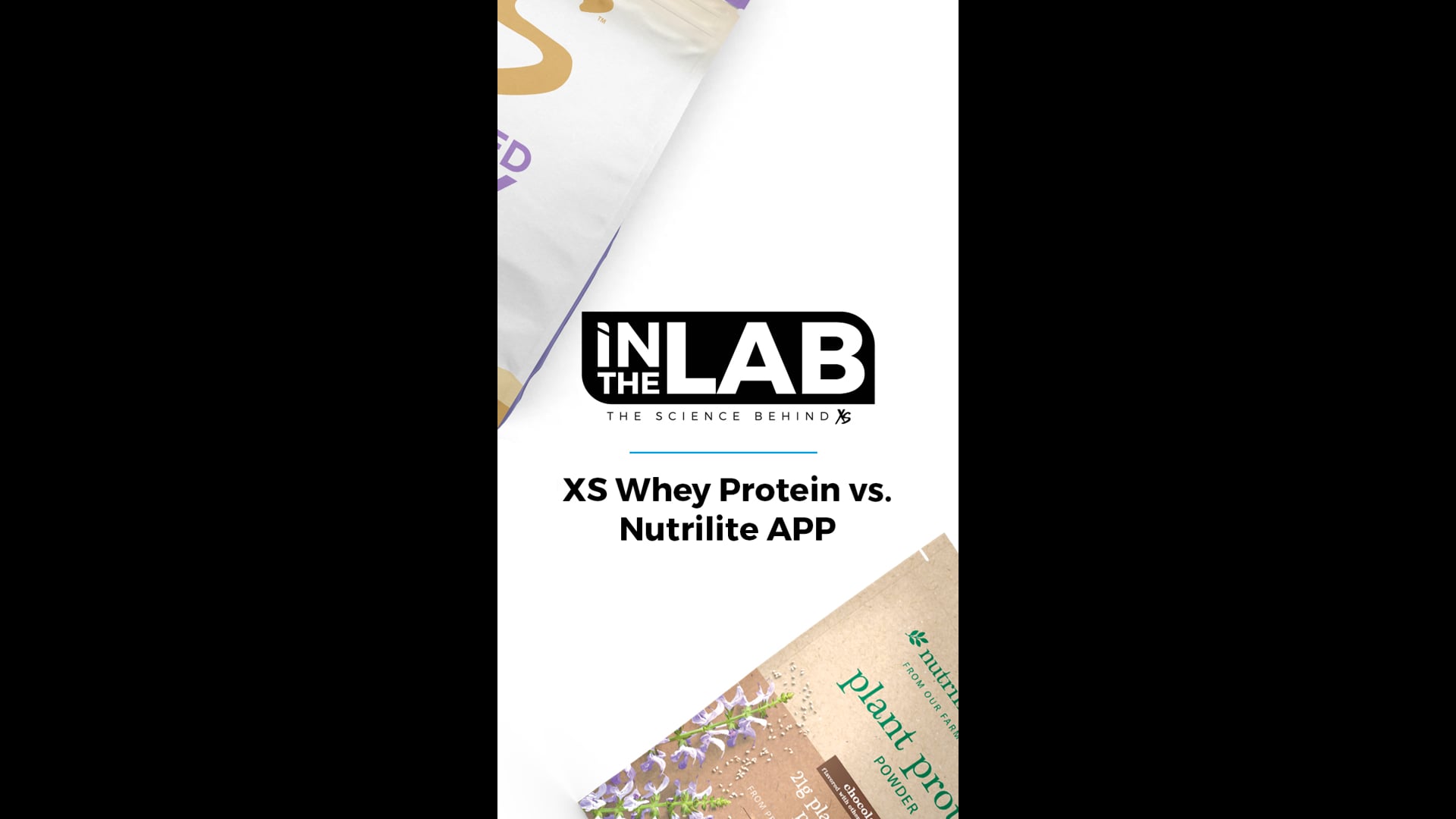 XS Whey Protein vs. Nutrilite All Plant Protein