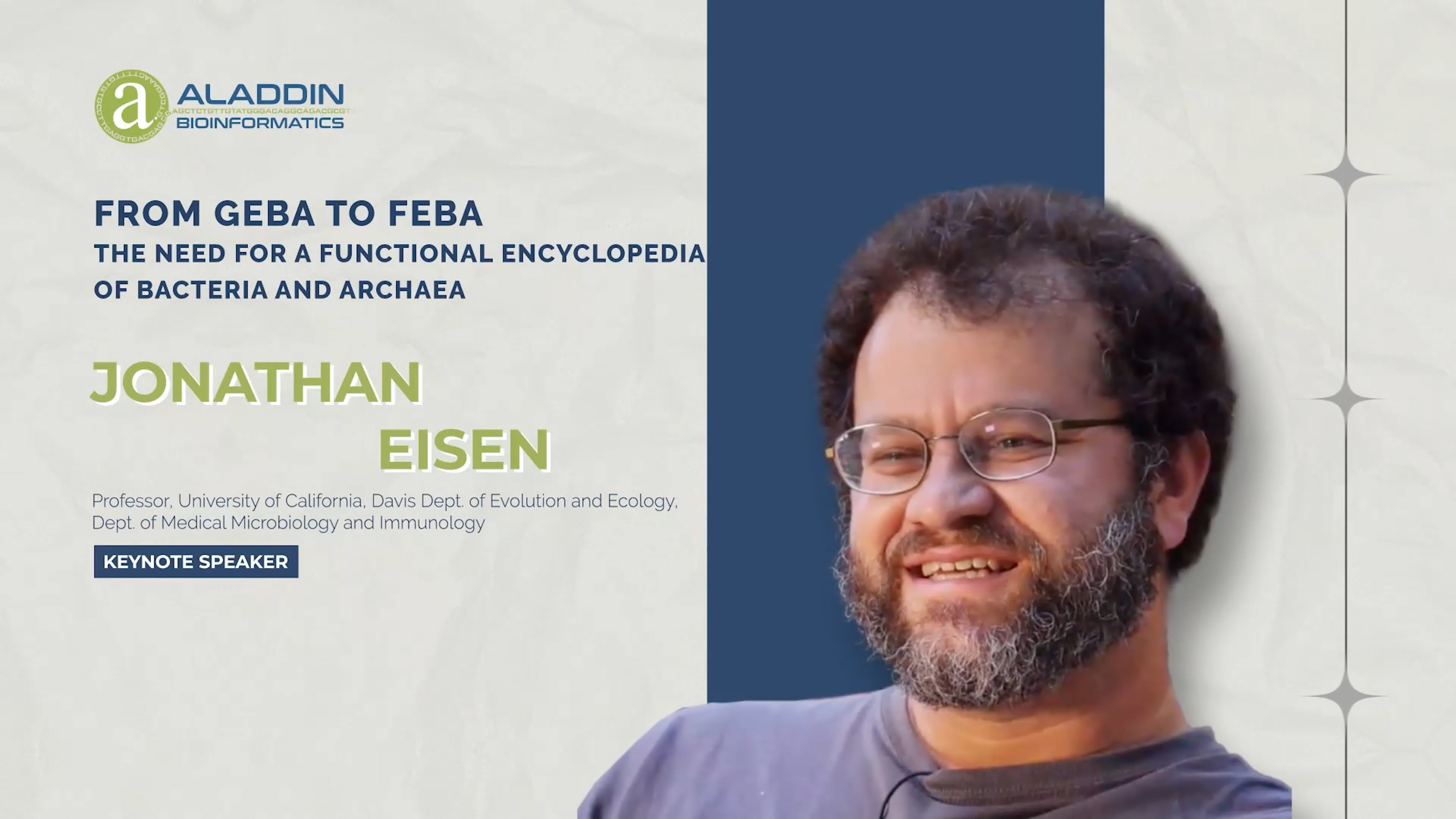 Thumbnail for video: From GEBA to FEBA: The Need for a Functional Encyclopedia of Bacteria and Archaea