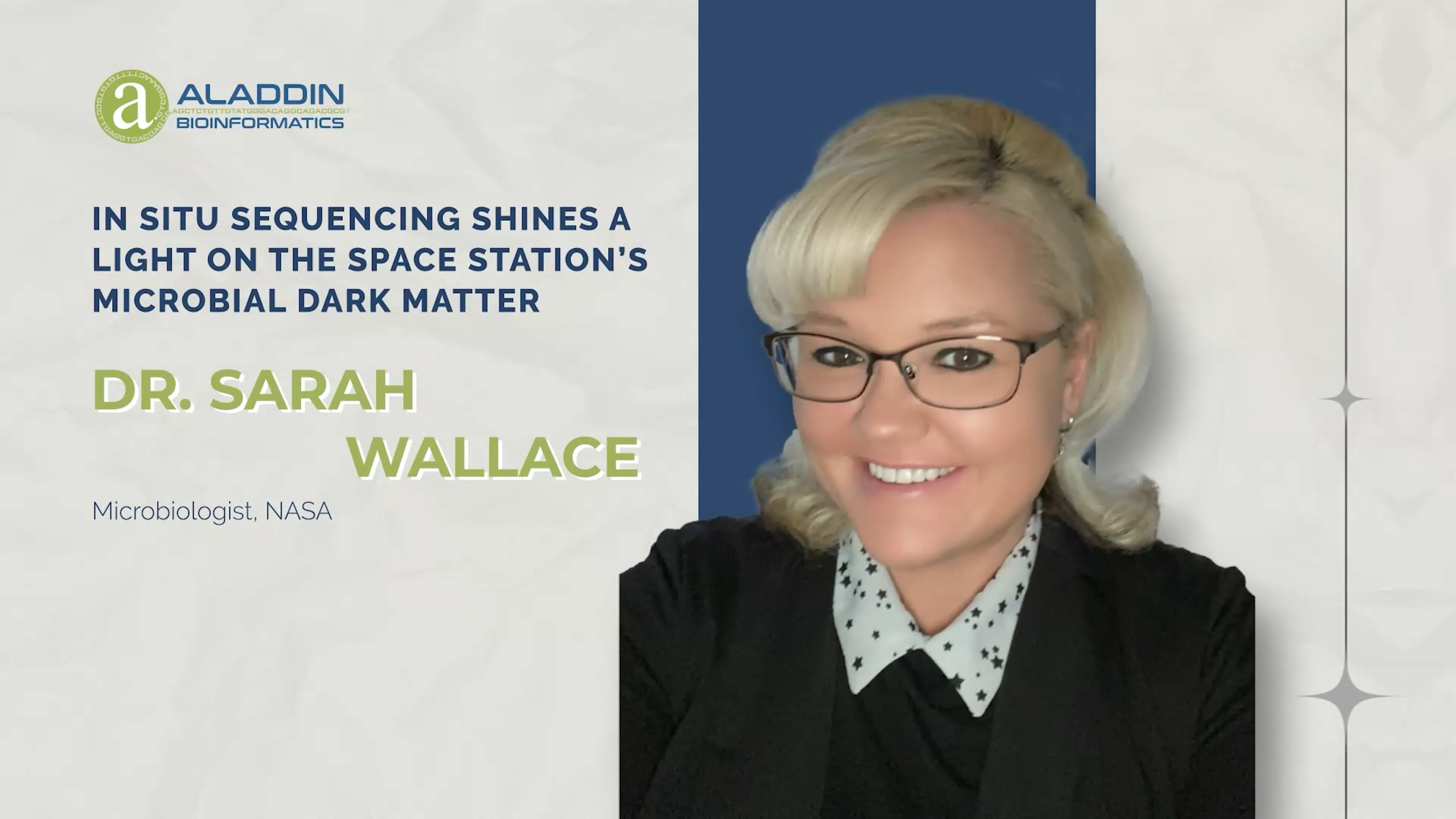 Thumbnail for video: In Situ Sequencing Shines a Light on the Space Station's Microbial Dark Matter