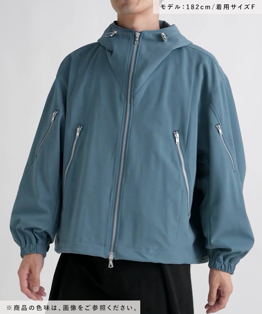 SET UP対応】オーバーZIPフードブルゾン | [公式]ハレ（HARE）通販