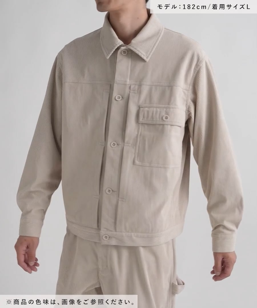 ANACHRONORM 襤褸 ビンテージ加工 コーデュロイ トラッカージャケット ANACHRONORM 襤褸 ビンテージ加工 コーデュロイ トラッカージャケット