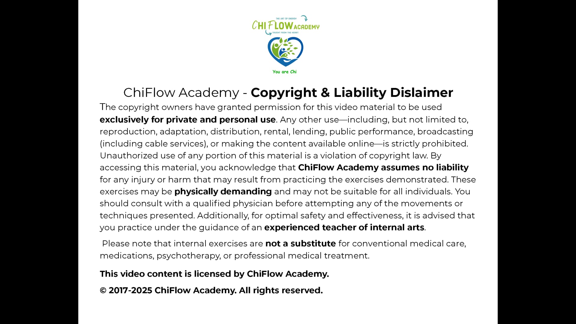 FREE Weekly Class Introduction to Qigong 2025-10-15