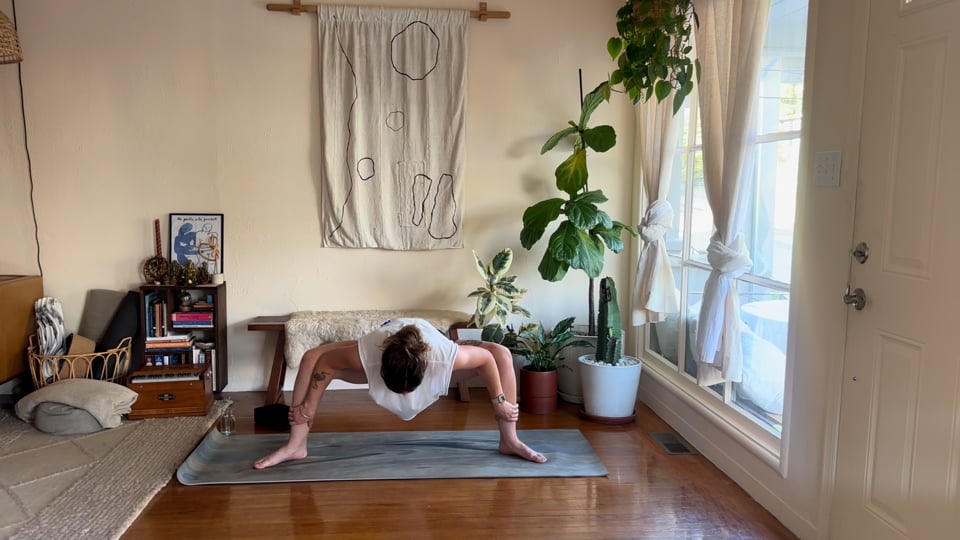 From Doing to Being, a 30-minute evening yoga class with Haley Havelock