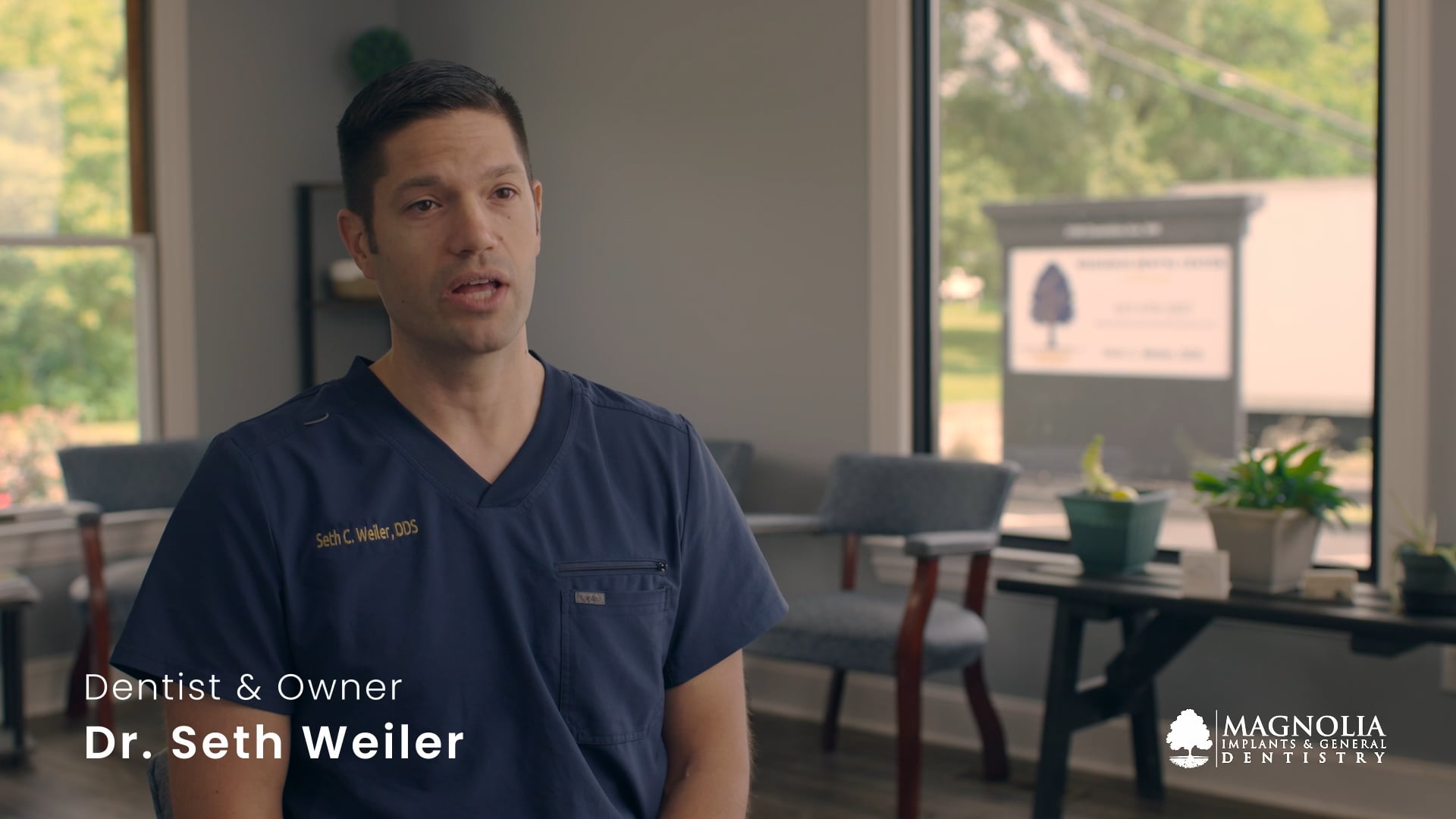 Dr. Seth Weiler introducing Magnolia Implants & General Dentistry