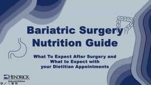 Bariatric Surgery Nutrition Guide